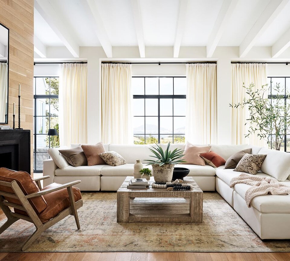 Nahla HandTufted Wool Rug Pottery Barn Australia